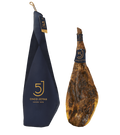 Acorn-fed 100% Ibérico Ham (Whole Bone-in Ham) 15-18 lb with Ham Holder + Jamon Knife Set | FREE SHIPPING!